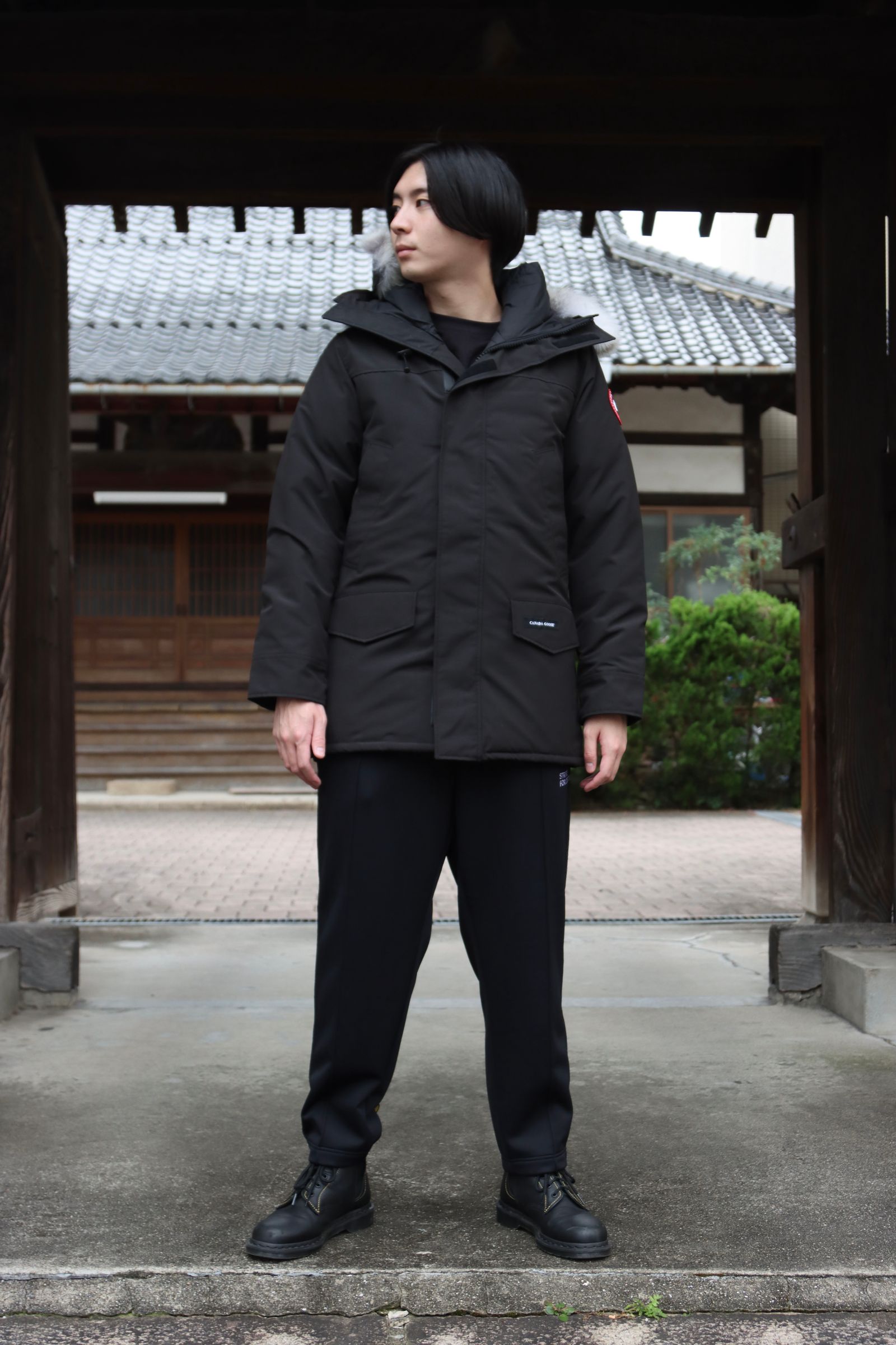 CANADA GOOSE LANGFORD PARKA FUSION FIT"BLACK"style.2021.10.17.