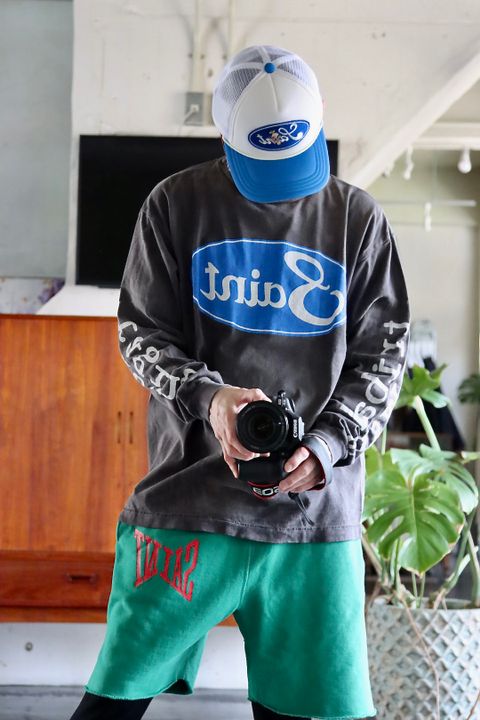 ©SAINT M×××××× LS TEE TWAR"BLACK"style.