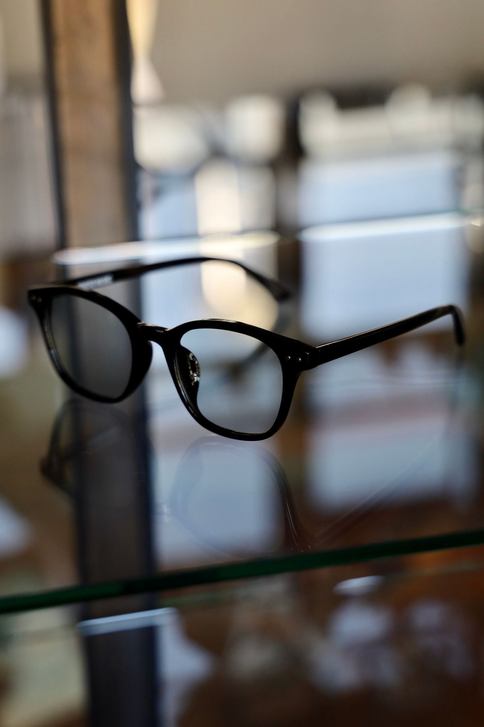 イズネスミュージックサングラス is-ness DAVID SUNGLASSES(BOSLINTON TYPE)BLACK-GRAY