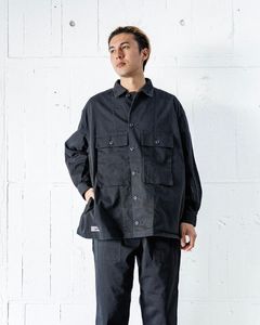 フレッシュサービス UTILITY FATIGUE SHIRT(FSC251-20138)NAVY