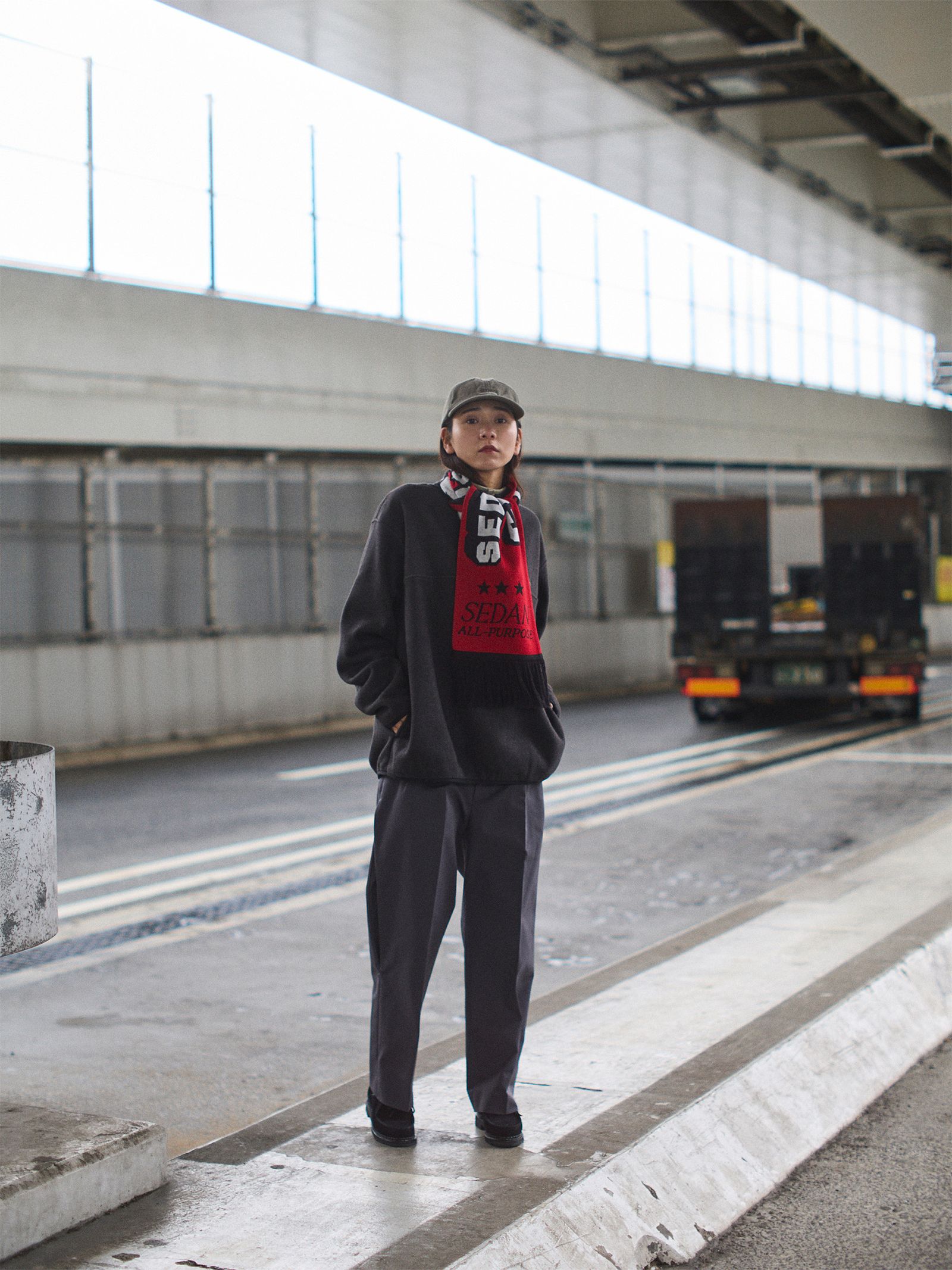 セダンオールパーパス FW24 Ventilation Tech Chino Slacks(SD24F-PT07)Dark Grey☆8月24日(土)発売！