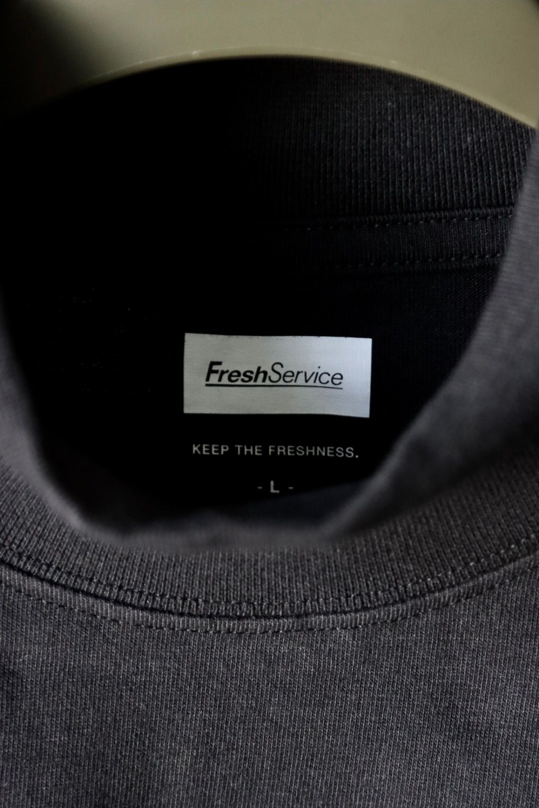 フレッシュサービス 2-PACK CORPORATE L/S MOCK NECK TEE(BLACK)☆8月23日(土)発売！