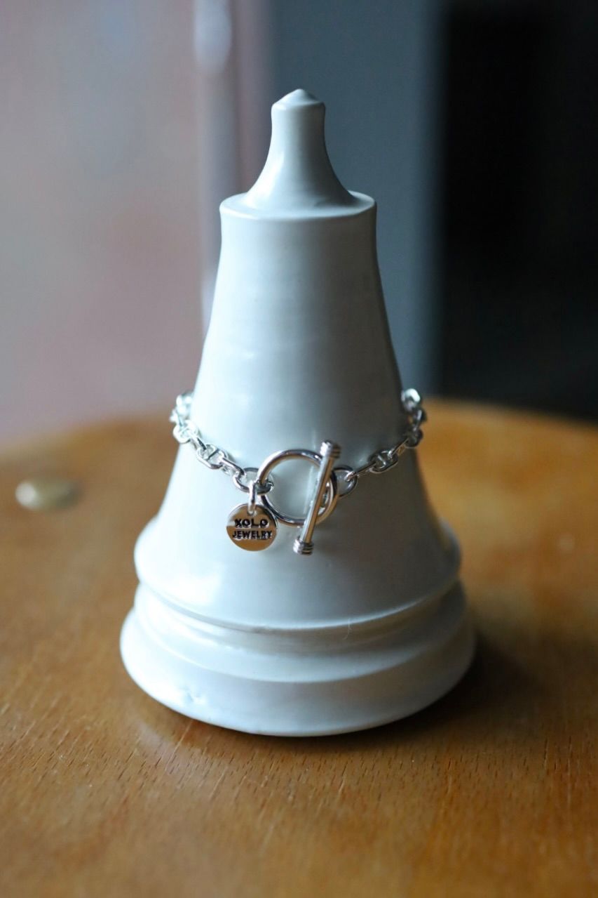 XOLO JEWELRY ショロジュエリー / Solid Anchor Link Bracelet -5mm-(XOB107)☆11月15日(土)再入荷！