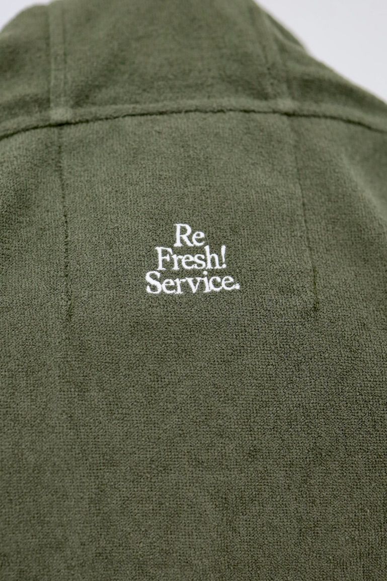 ReFresh!Service. UTILITY PILE HOODED TOWEL(FSR261-90276)KHAKI☆3月28日(土)発売！