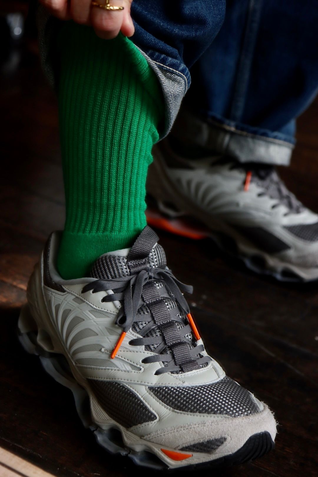 フレッシュサービス ORIGINAL 3-PACK SOCKS(KELLY GREEN)