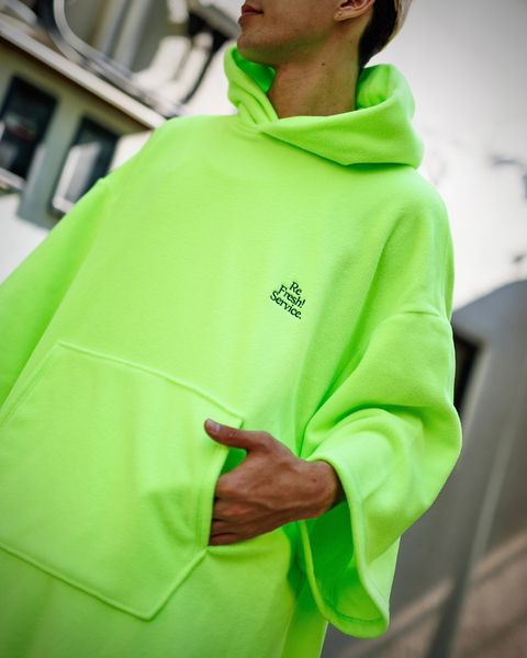 FreshService FLEECE SAUNA PONCHO(NEON YELLOW)9月28日(土)新作初売！