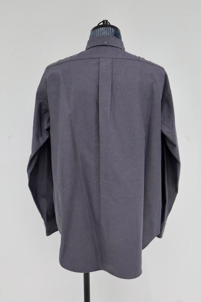グラフペーパー26SS Oxford L/S B.D Box Shirt (GM261-50020B)GRAY☆1月10日(土)発売！
