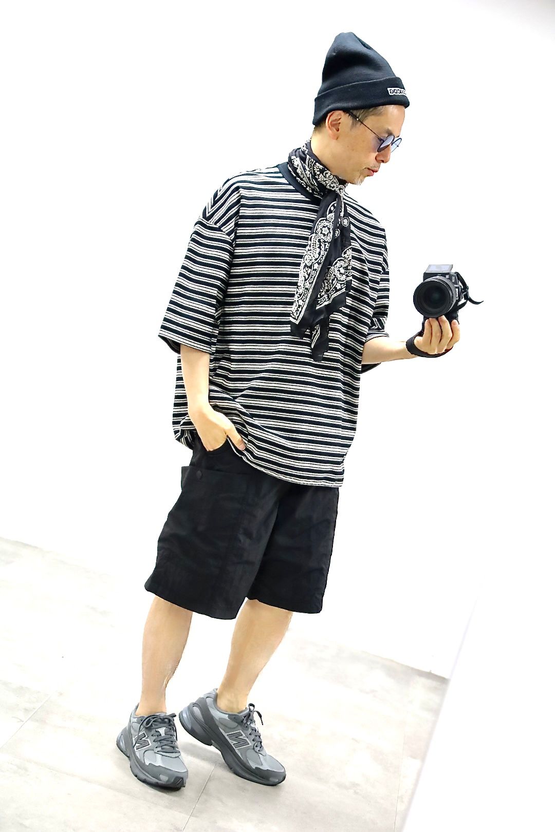 COMME des GARCONS HOMME 26SS ラッセルボーダーTシャツスタイル