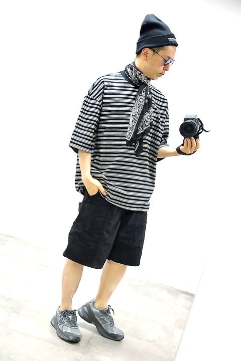 COMME des GARCONS HOMME 26SS ラッセルボーダーTシャツスタイル