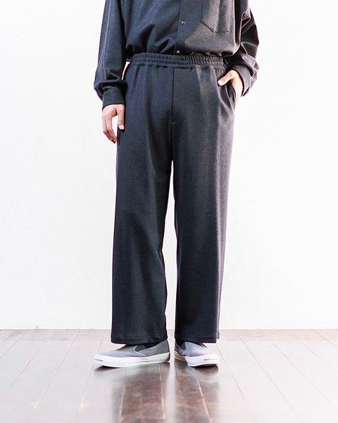 Graphpaper Wool Smooth Flannel Oversized Regular Collar Shirtセットアップスタイル (GRAY)スタイル 11月2日(土)新作発売！
