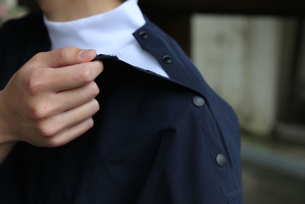 COMME des GARCONS HOMME HOMMEエステルナイロンツイルポケット半袖シャツ(HG-T020-051) style. 2021.05.17.