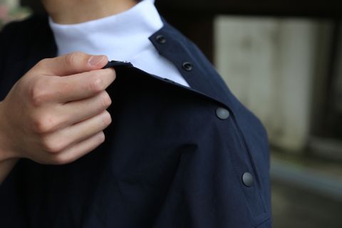 COMME des GARCONS HOMME HOMMEエステルナイロンツイルポケット半袖シャツ(HG-T020-051) style. 2021.05.17.