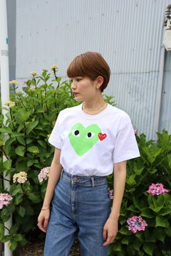 プレイ コムデギャルソン 新作レッドエンブレムTシャツ style.2025.6.27