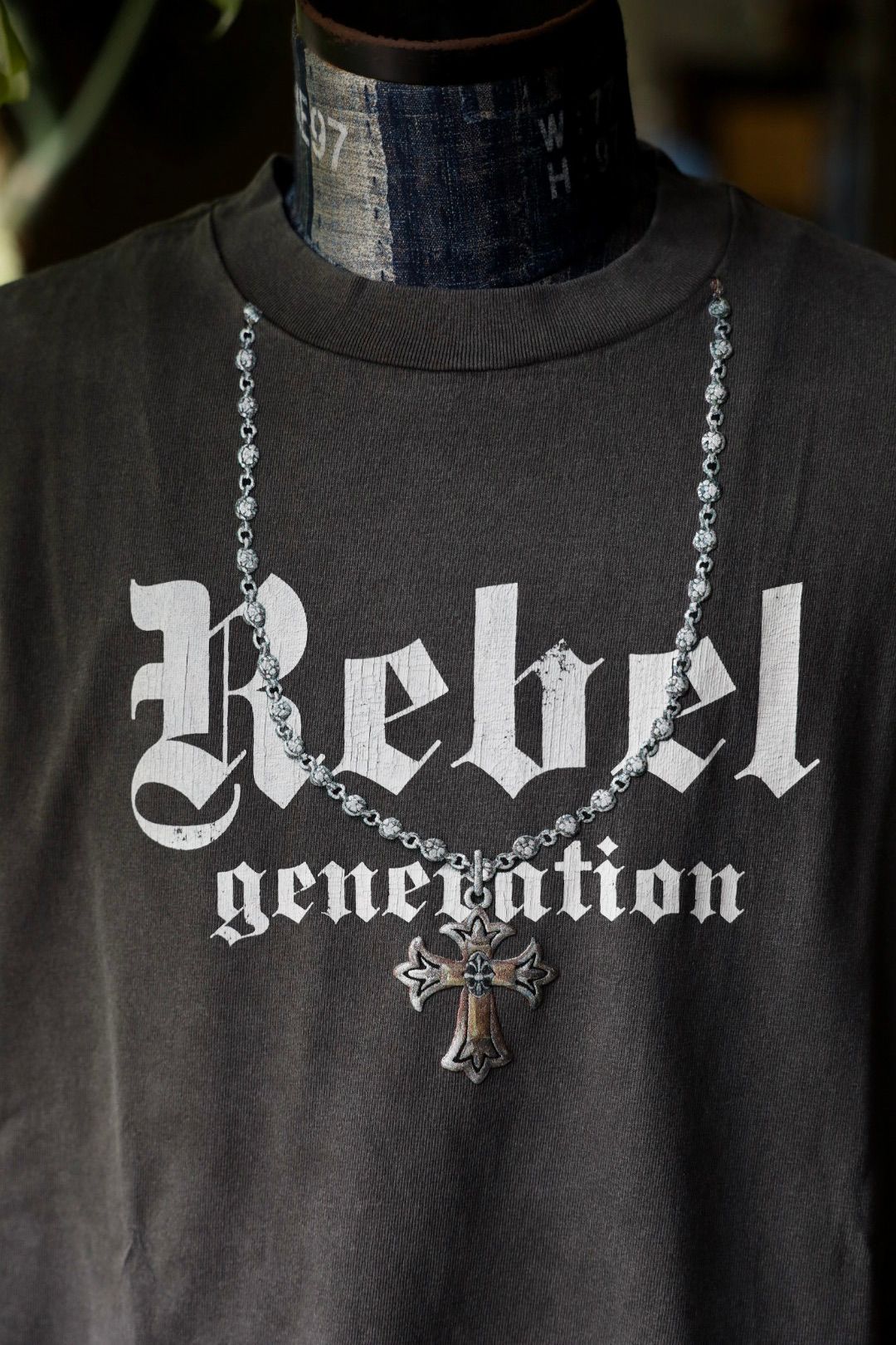 トーキングアバウト ジ アブストラクション 25AW CROSS NECKLACE TEE(2526AW-T-005)☆新作発売！
