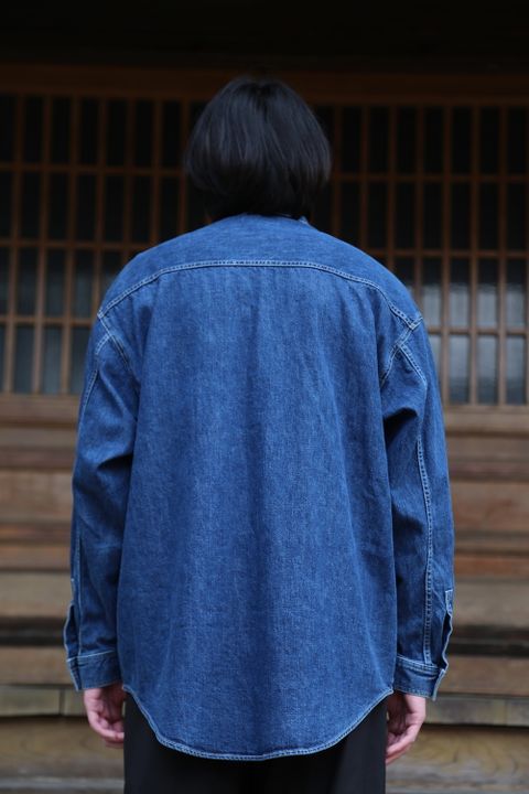 Graphpaper Denime Regular Collar Shirt style.2021.2.20.