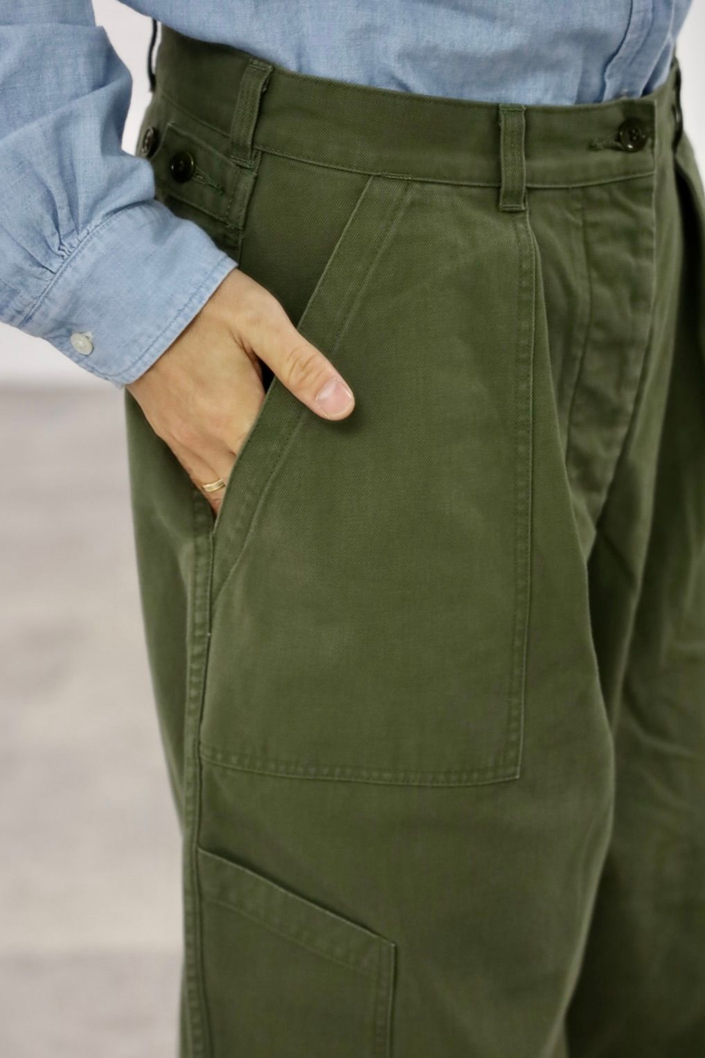 アプレッセ 2026 STYLE1 USAF Hemmed Bottoms(AP-4009)OLIVE☆12月13日(土)発売！
