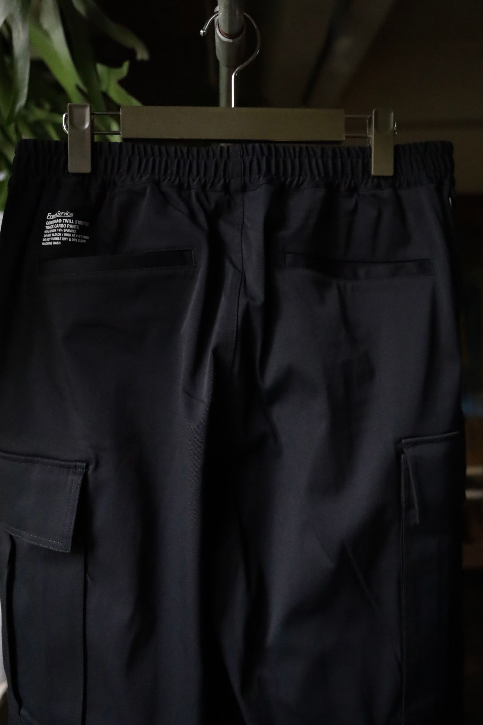 フレッシュサービスCORDURA TWILL STRETCH TRACK CARGO PANTS(FSC243-40181)BLACK