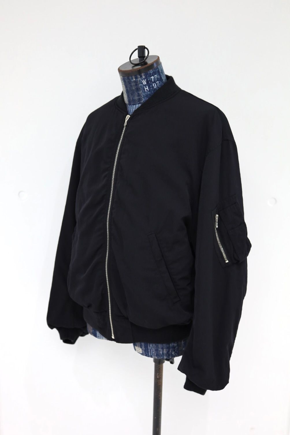 グラフペーパー Fulled Wool Twill Flight Jacket(GU263-30411)BLACK☆9月12日(土)発売！