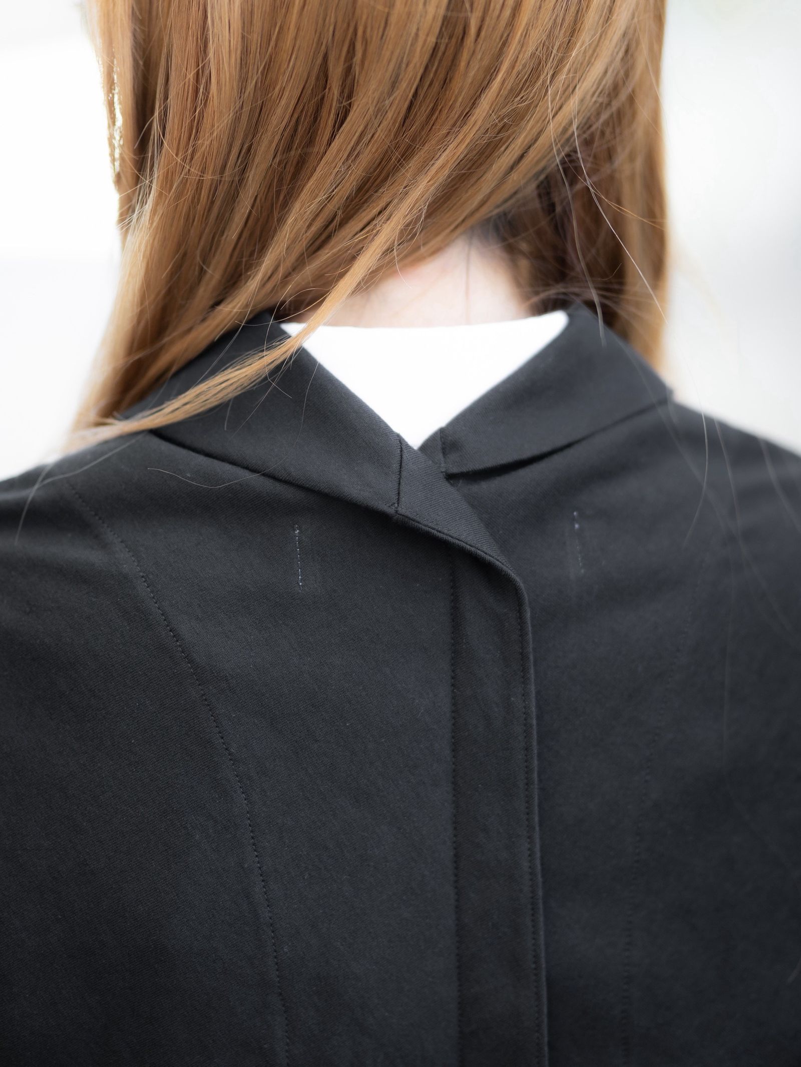 tao 26FW 綿天竺×綿クロスカーディガン(TR-T005-051-1)BLACK☆8月7日(金)発売！
