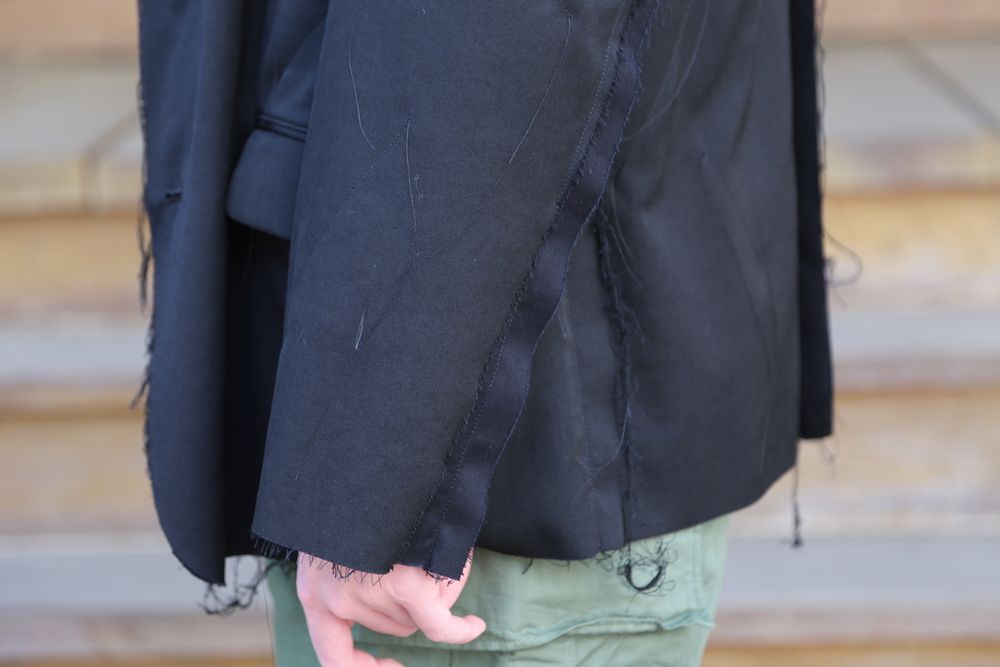 yohji yamamoto M-3BS 重ねST止レイヤードジャケット(HR-J10-802) style.2021.2.28.