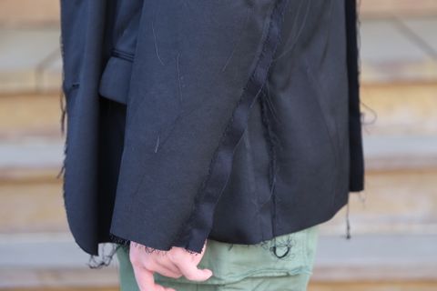 yohji yamamoto M-3BS 重ねST止レイヤードジャケット(HR-J10-802) style.2021.2.28.