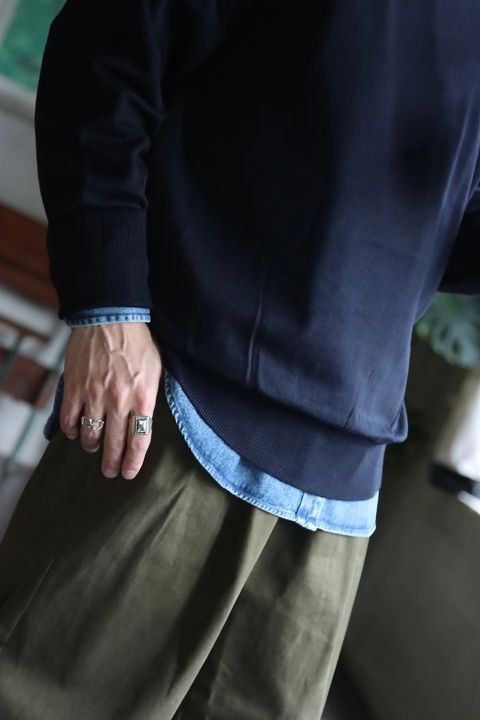 A.PRESSE 22FW L/S Knit T-Shirtスタイル