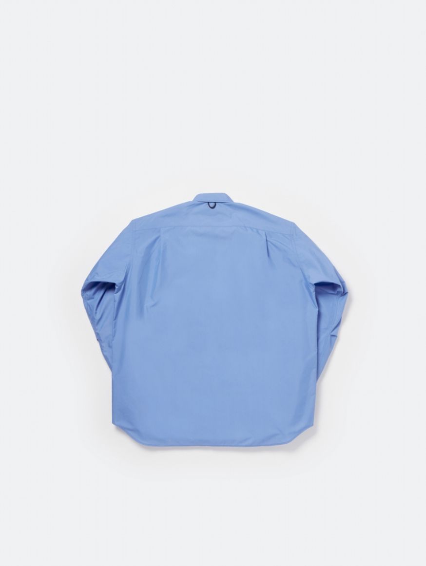 DAIWA PIER39(ダイワピア39) TECH REGULAR COLLAR SHIRT L/S SOLID(BE-81026)SAX☆2月21日(土)発売！