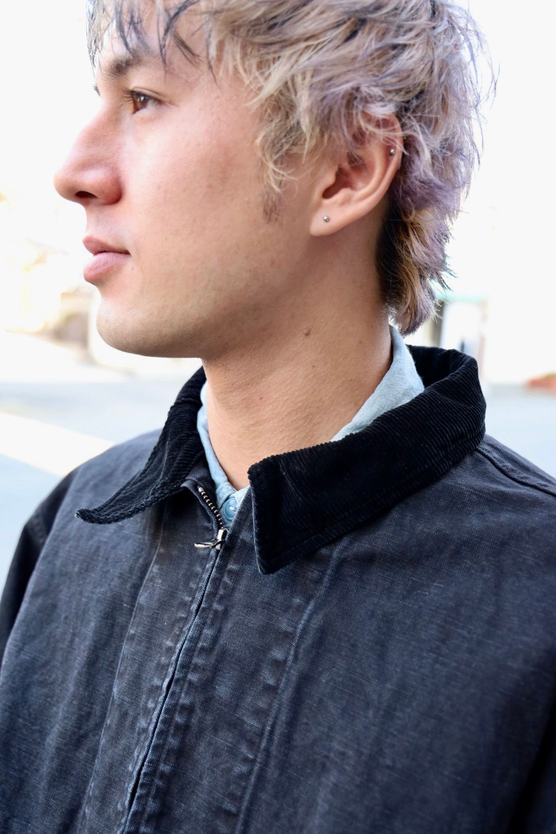 Gurank グランク 26SS カーディガン CH Logger jacket (2612H)BLACK★新作発売！