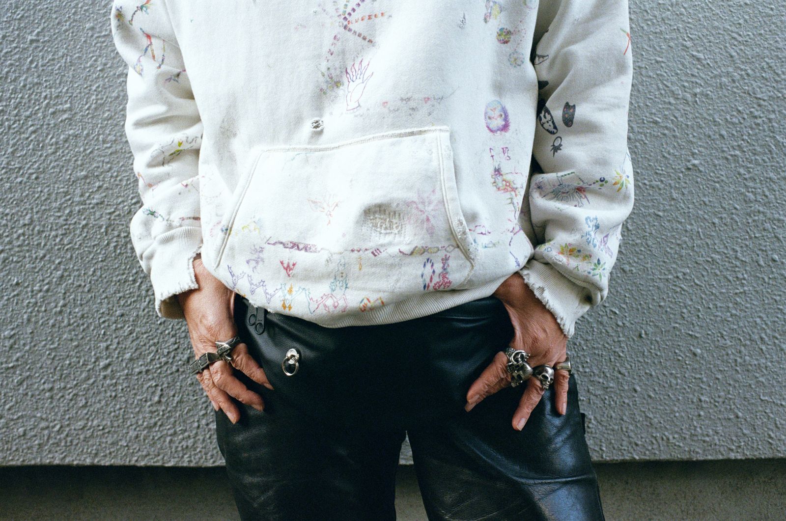 セントマイケル 26SS COCO_DOUBLE FACE HOODIE (SM-MK8-0000-C17)WHITE☆2月21日(土)10:00発売！