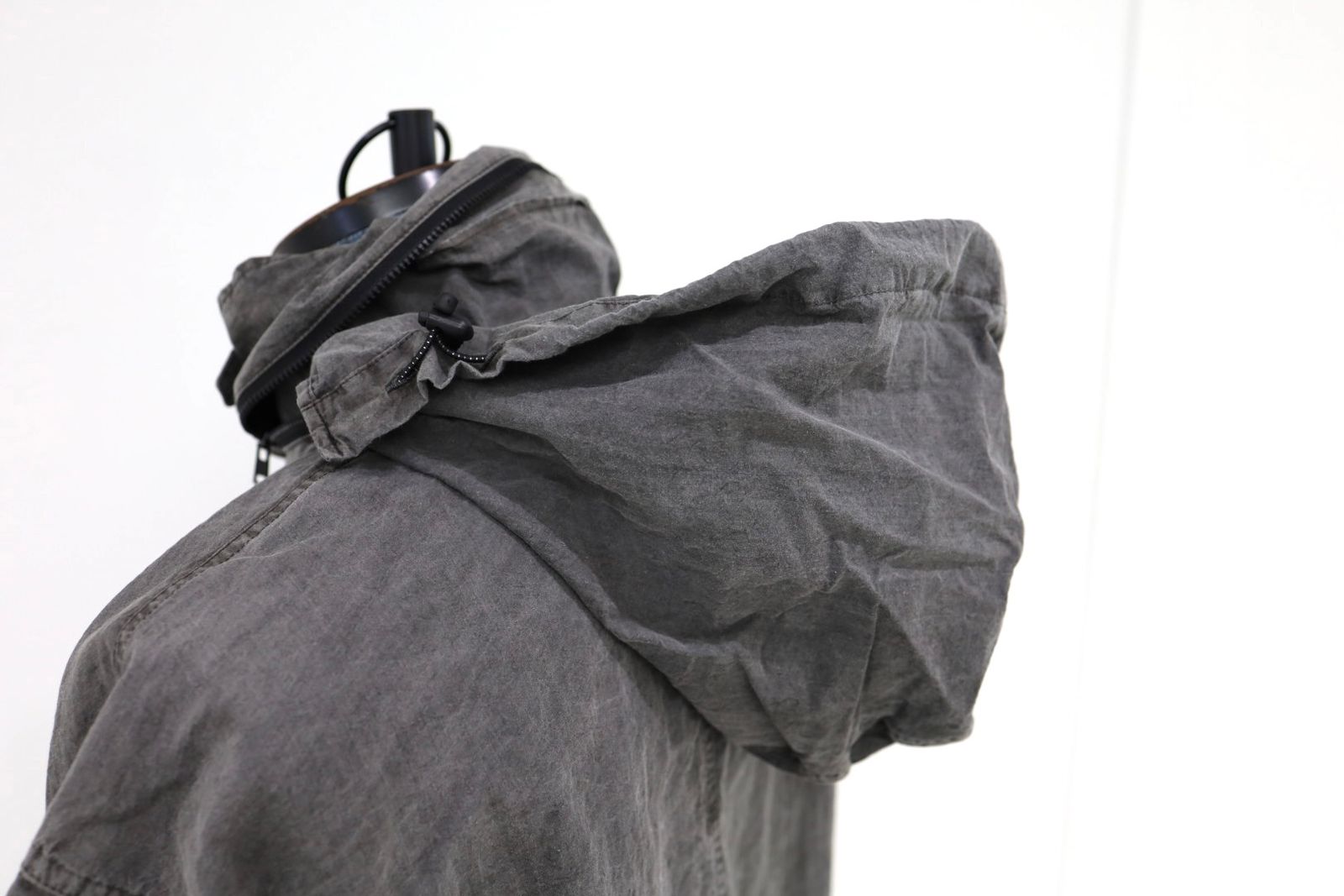 イズネス 26SS ジャケット Pigment-Dyed Jacket(26SS_06_1008SSJK03W) BLACK ☆新作発売！