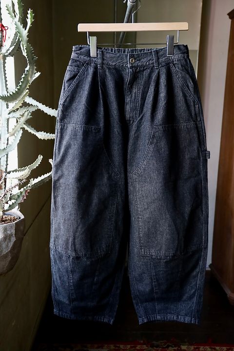 イズネス 26SS Double-Knee Balloon Painter Pants (26SS_12_1008SSBALOONPT01)BLACK☆新作発売！