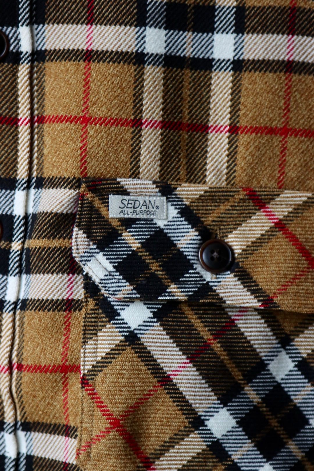 セダンオールパーパスFW23 Tech Tweed CPO Shirt (SD23F-SH04)Yellow Orcher Plaid☆9月23日(土)発売！