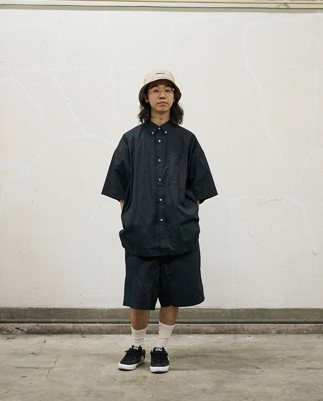 フレッシュサービス UTILITY OVER SHORTS (FSC252-40017B)BLACK☆6月22日(日)発売！