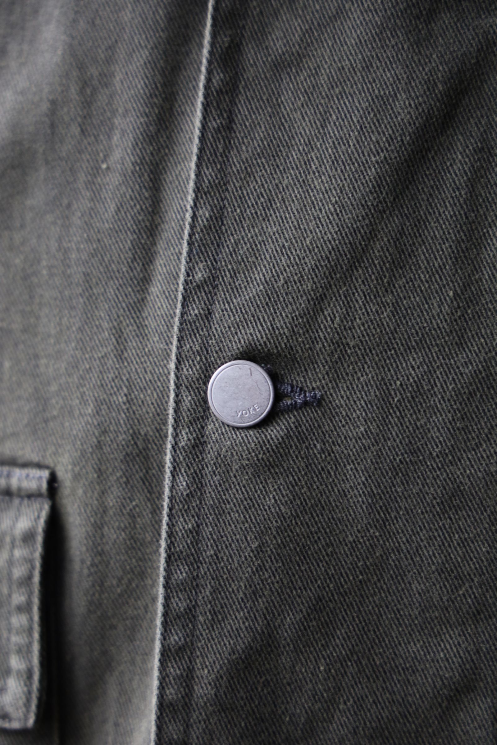 ヨーク25SS カバーオールCOTTON CUT-OFF COVERALL JACKET(YK25SS0925B)DUSTY KAHKI☆3月15日(土)発売！