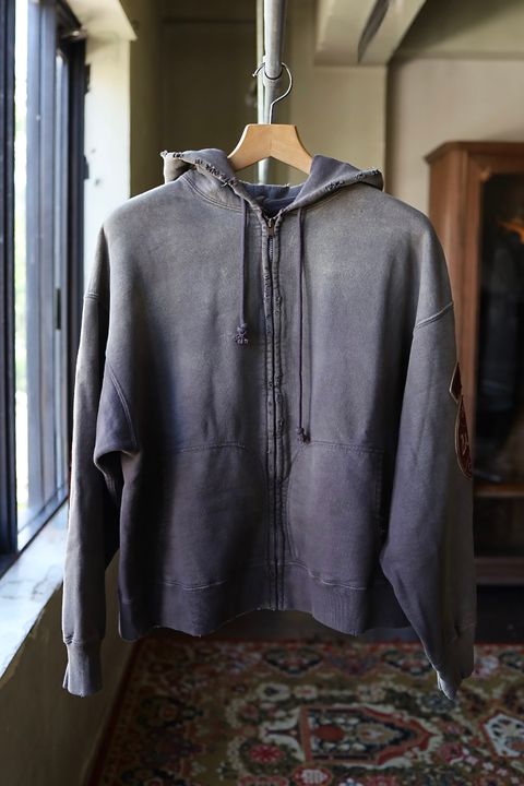 BOW WOW 25FWバウワウ  BASEBALL CHAMPION ZIP HOODIE AGED(BW252-BCZH) AGED BROWN★10月25日(土)発売！
