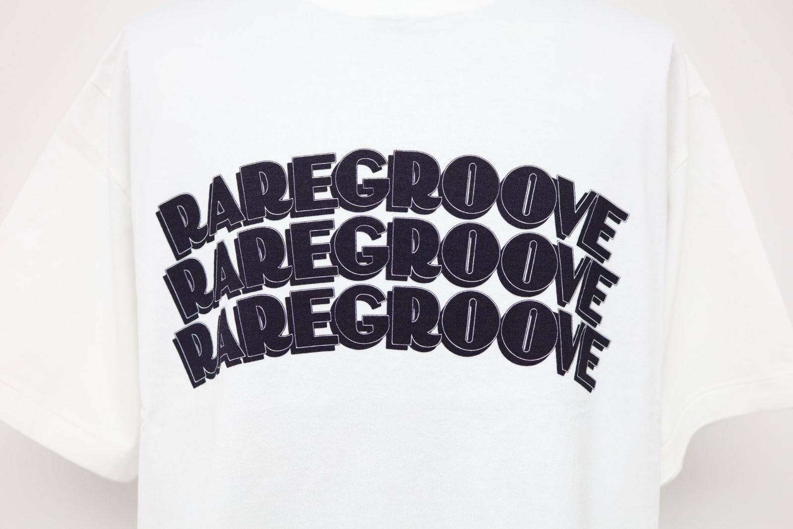 blurhms ROOTSTOCK ブラームスルーツストック 26SS RAREGROOVE Print Tee WIDE(bROOTS25S34S26B)WHITE x BLACK☆4月17日(金)新作発売！