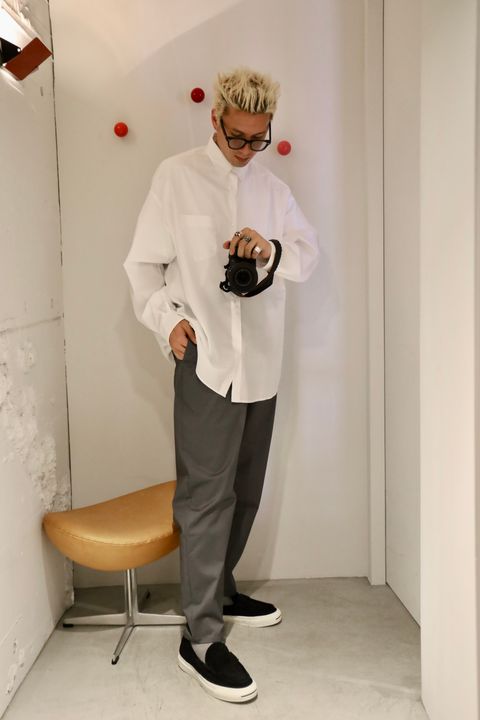 Graphpaper  Broad L/S Oversized Regular Collar Shirt 新作発売！