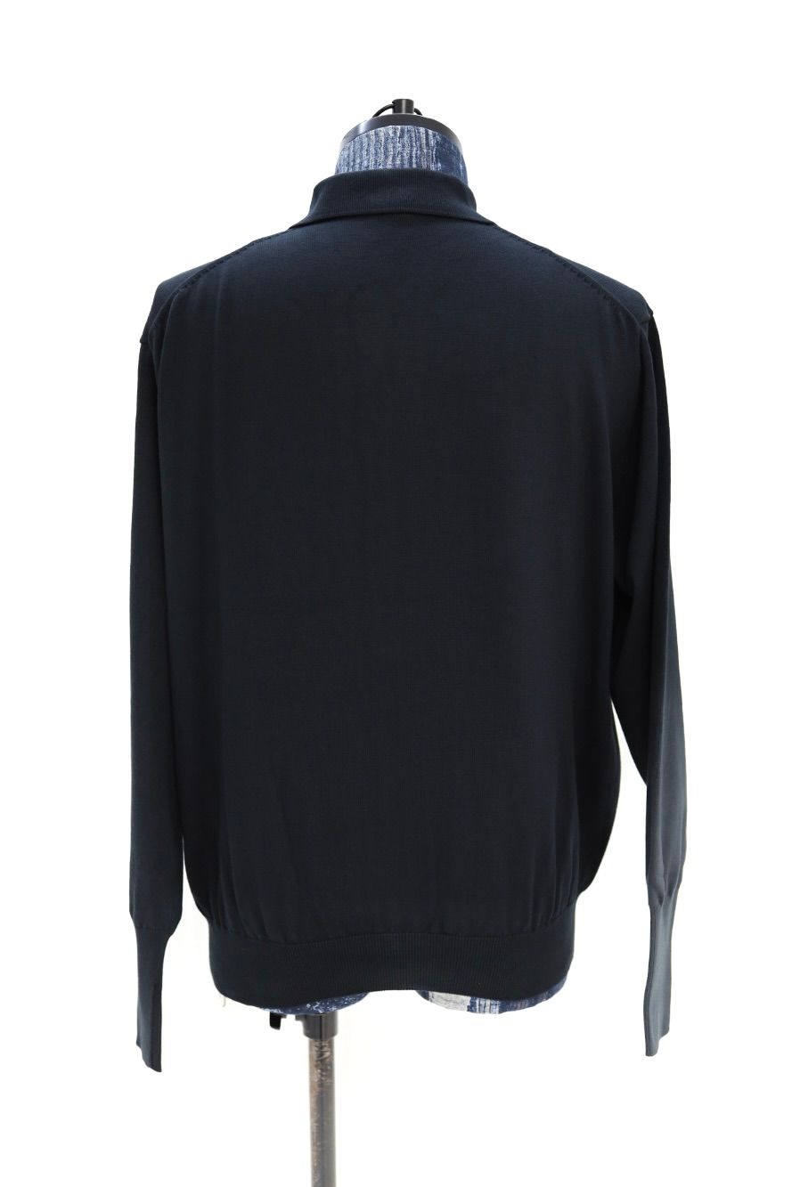 アプレッセ 2026 STYLE1 Cotton Knit Polo Collar Cardigan(26SAP-03-04)BLACK☆2月7日(土)発売！