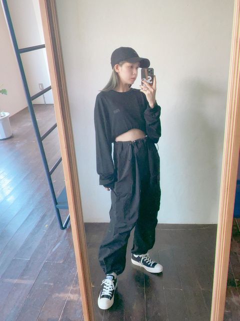 SEDAN ALL-PURPOSE FW23 Big Cargo Pants"Black"スタイル