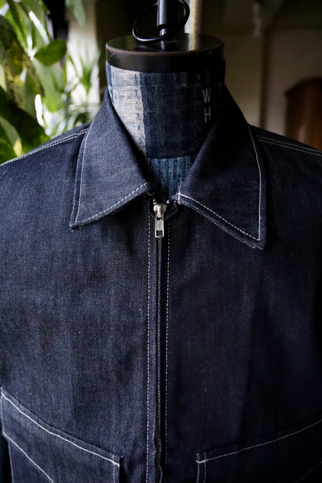 グラフペーパー 25AW Selvage Denim Zip Jacket(GU253-20056RB) INDIGO_RIGID☆8月9日(土)発売！