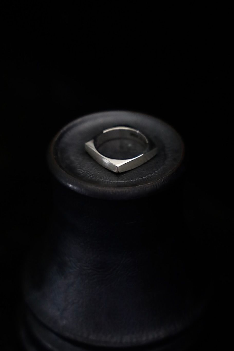 XOLO JEWELRY リング / Square 3D Ring with Hair Line(XOR105)☆6月19日発売！