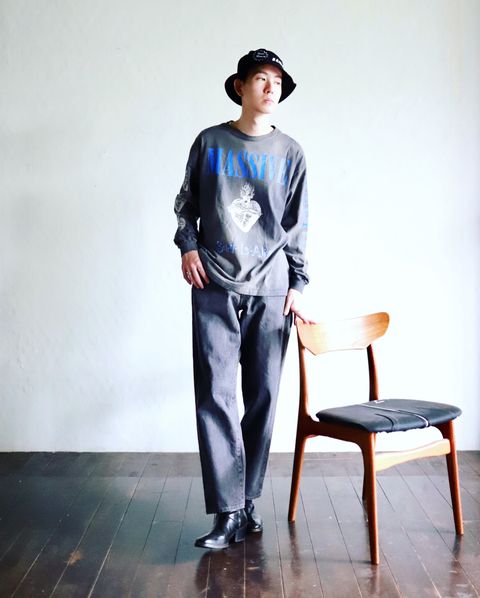 ©SAINT Mxxxxxx セントマイケル 23AW MASSIVE LS TEEスタイル