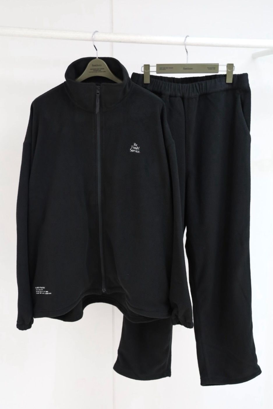 ReFresh!Service. “FLEECE TRACK SUIT”(FSR263-60077)BLACK☆9月19日(土)新作発売！