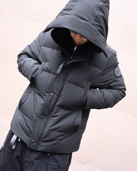 CANADA GOOSE カナダグース Wyndham Parka BLACK LABELスタイル