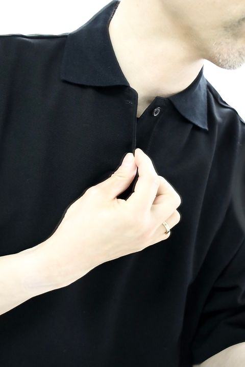 marka 26SS ONE BOTTON TEE S/S"BLACK"スタイル2026.3.16.