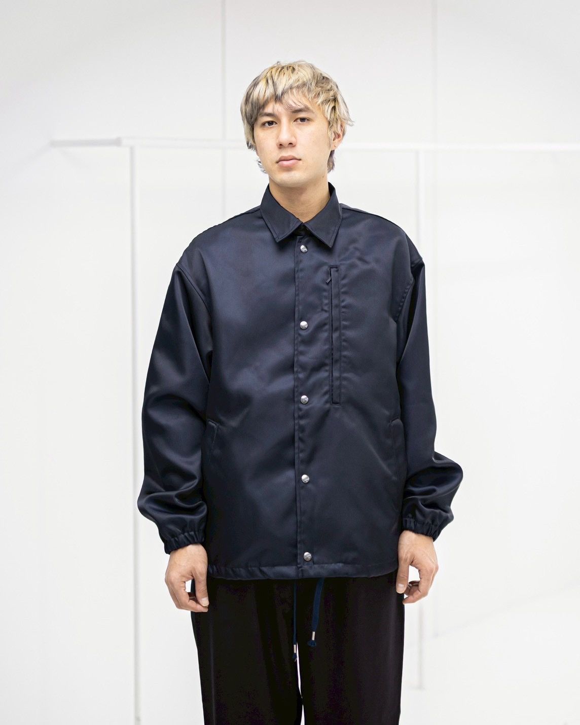 イズネス 26SS コーチジャケット Coach Jacket(26SS_24_1008SSJK08)NAVY☆新作発売！
