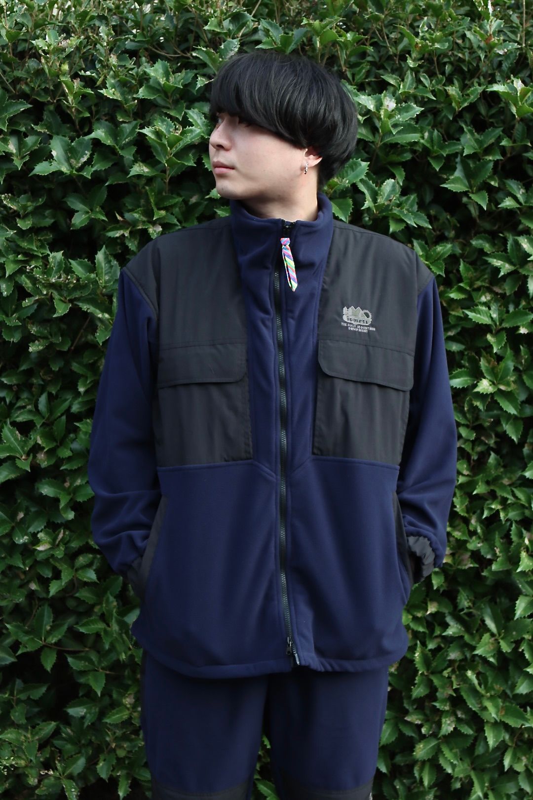 イズネス22AW THM FLEECE JACKET (1004AWCS01)NAVY