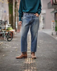 A.PRESSE - アプレッセ No.37 Washed Wide Denim Pants(25SAP-04-05H 