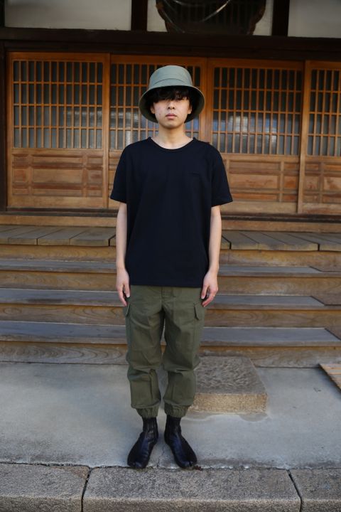 Dulcamara バルーンTシャツ(D121-T800),よそいきバケットハット(D121-G110) style. 2021.03.08.
