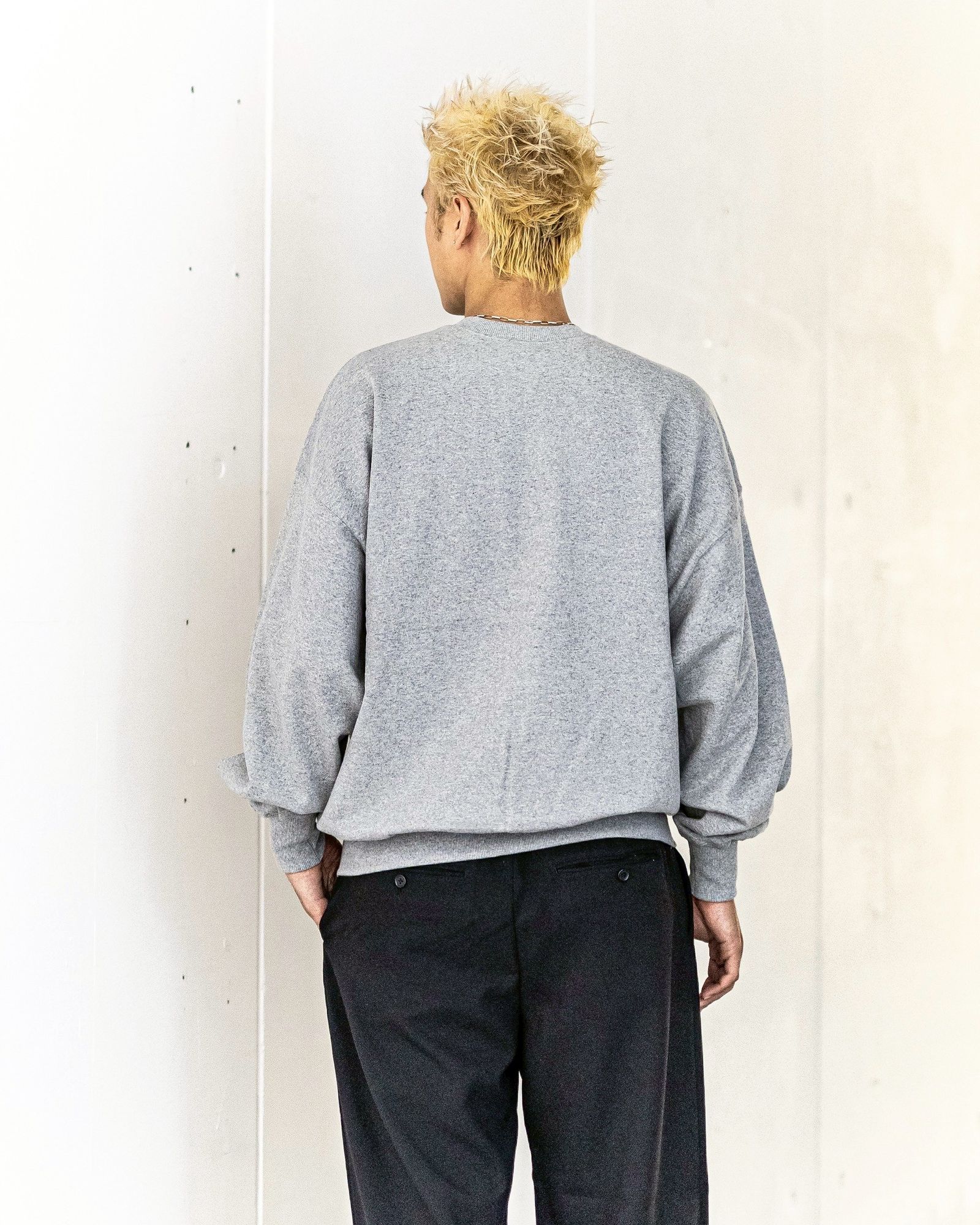 フレッシュサービス AS×FS LIGHT OZ CREW NECK "LITHOGRAPH"(FSC253-70155AS)H.GRAY☆8月30日(土)発売！